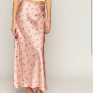 Reformation Layla Silk Skirt